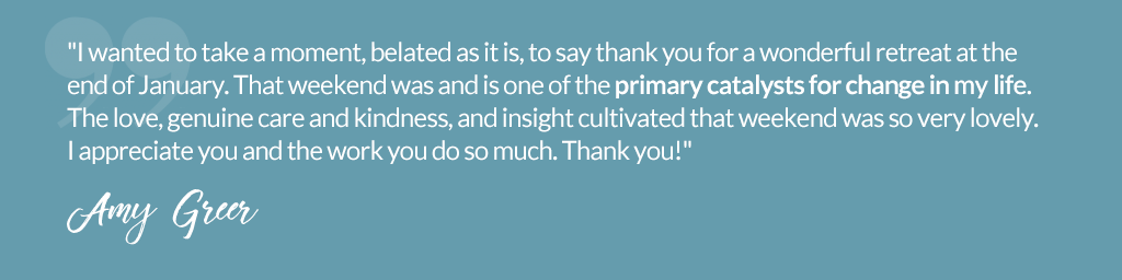 Testimonial from Amy Greer Testimonial from Amy Greer